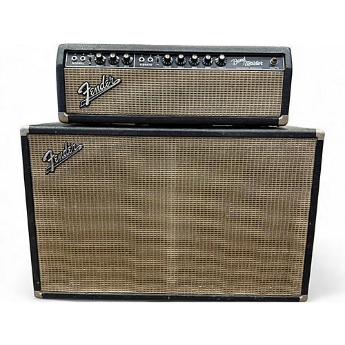 Vintage 1964 Fender Band Master Piggyback Tube Guitar Amp Head