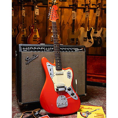 Fender Vintage 1964 Fender JAGUAR Fiesta Red Solid Body Electric Guitar