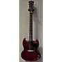 Vintage Gibson Vintage 1964 Gibson SG Junior Cherry Solid Body Electric Guitar Cherry