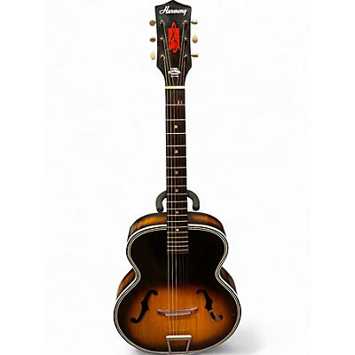Vintage 1964 Harmony H1215 Sunburst Acoustic Guitar