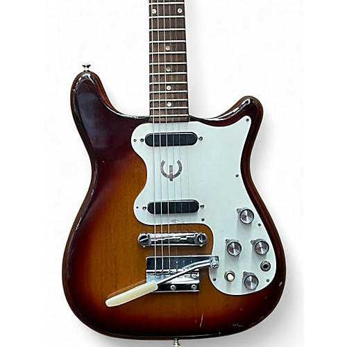 Vintage 1965 Epiphone Olympic 2PU Sunburst Solid Body Electric Guitar Sunburst