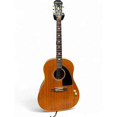 Vintage 1965 Epiphone Texan Natural Acoustic Electric Guitar