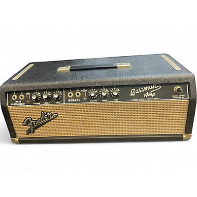 Vintage 1965 Fender BASSMAN Tube Guitar Amp Head