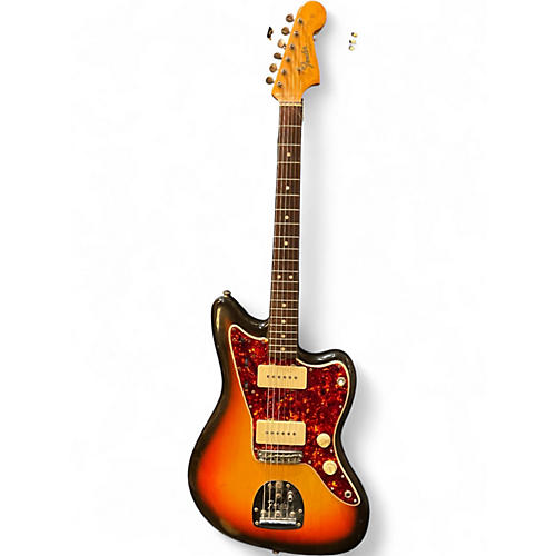 Vintage 1965 Fender Jazzmaster 2 Color Sunburst Solid Body Electric Guitar 2 Color Sunburst