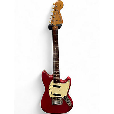 Vintage 1965 Fender MUSTANG RED Solid Body Electric Guitar