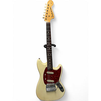 Vintage 1965 Fender Mustang WHITE Solid Body Electric Guitar