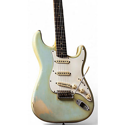 Vintage 1965 Fender STRATOCASTER Sonic Blue Solid Body Electric Guitar