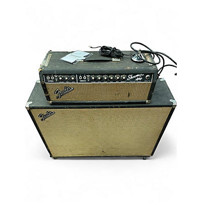 Vintage 1965 Fender Showman Amp Piggy Back Set Tube Guitar Amp Head
