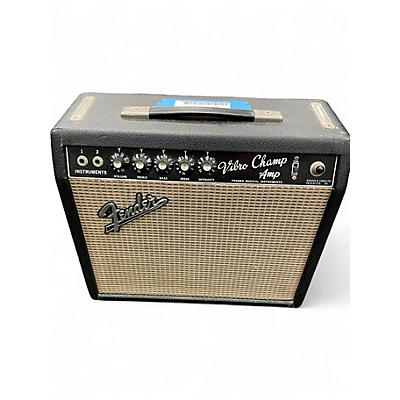 Vintage 1965 Fender VIBRO CHAMP Tube Guitar Combo Amp
