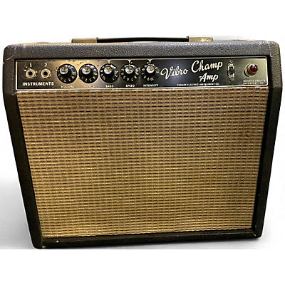 Vintage 1965 Fender Vibro Champ XD 5W 1X8 Guitar Combo Amp