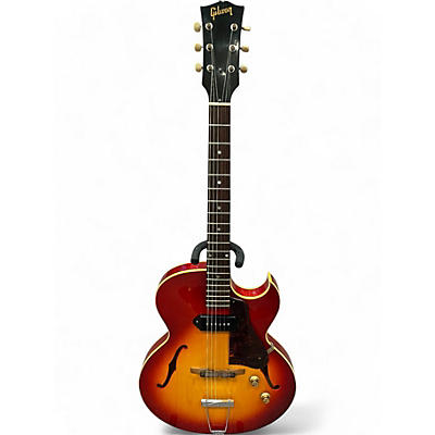 Vintage 1965 Gibson 125TC Cherry Sunburst Hollow Body Electric Guitar