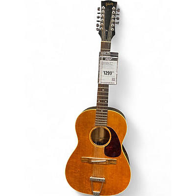 Vintage 1965 Gibson B-25 12 STRING Natural 12 String Acoustic Guitar
