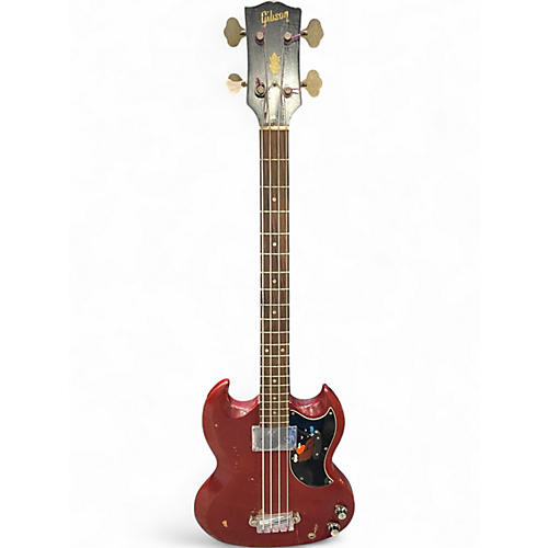 Vintage 1965 Gibson EB-0 Cherry Electric Bass Guitar Cherry