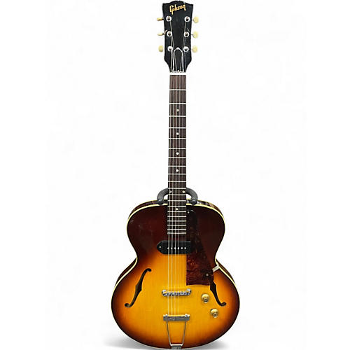 Vintage 1965 Gibson ES125T 2 Tone Sunburst Hollow Body Electric Guitar 2 Tone Sunburst