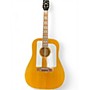 Vintage 1965 Gibson FJN Natural Acoustic Guitar Natural