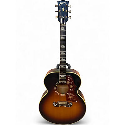 Vintage 1965 Gibson J200 3 Color Sunburst Acoustic Guitar