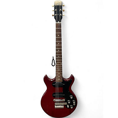 Vintage 1965 Gibson Melody Maker D Cherry Red Solid Body Electric Guitar
