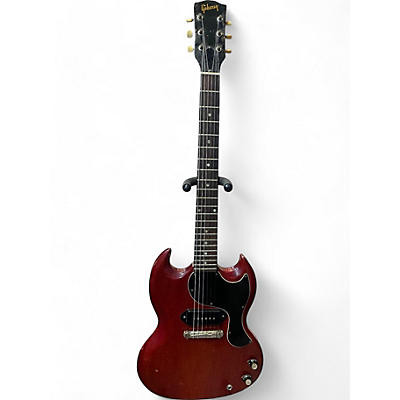 Vintage 1965 Gibson SG Junior Cherry Solid Body Electric Guitar