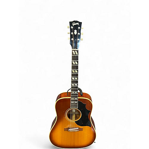 Vintage 1965 Gibson Southern Jumbo 2 Color Sunburst Acoustic Electric Guitar 2 Color Sunburst