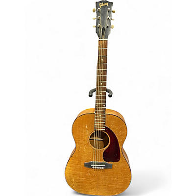 Vintage 1965 Gibson lg0 Antique Natural Acoustic Guitar