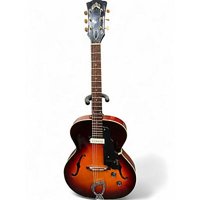 Vintage 1965 Guild X50 2 Tone Sunburst Acoustic Electric Guitar