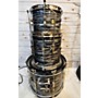 Vintage Ludwig Vintage 1965 Ludwig 3 piece Club Date Black Oyster Drum Kit Black Oyster