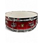 Vintage 1965 Ludwig 4 Piece DOWNBEAT RED SPARKLE Drum Kit RED SPARKLE