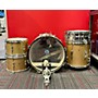 Vintage Ludwig Vintage 1965 Ludwig 5 piece 5pc Kit Gold Sparkle W/Chrome Snare Gold Sparkle Drum Kit Gold Sparkle