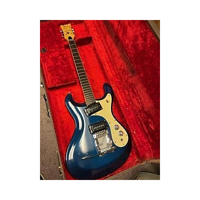 Mosrite Vintage 1965 Mosrite VENTURES Blue Solid Body Electric Guitar