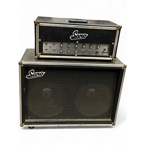 Vintage 1965 Sano Stereo Head/Cab Combo 2x12 Tube Guitar Combo Amp