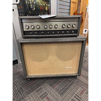 Silvertone Vintage 1965 Silvertone 1484 Twin Twelve Stack Tube Guitar Combo Amp