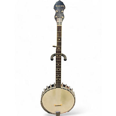 Vintage 1966 Bacon & Day TENOR OPEN BACK BANJO Natural Banjo