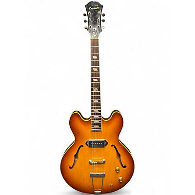 Vintage 1966 Epiphone Casino E230T Sunburst Hollow Body Electric Guitar