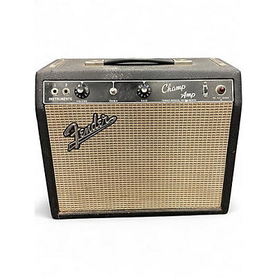 Vintage 1966 Fender CHAMP Tube Guitar Combo Amp
