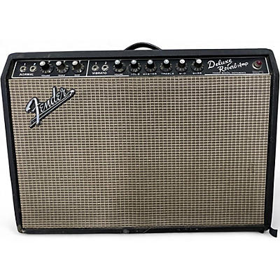 Vintage 1966 Fender Deluxe Reverb Tube Guitar Combo Amp