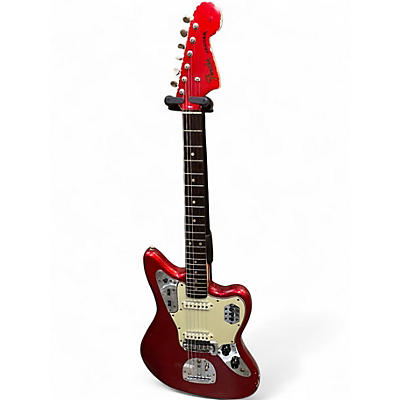 Vintage 1966 Fender Jaguar Candy Apple Red Solid Body Electric Guitar