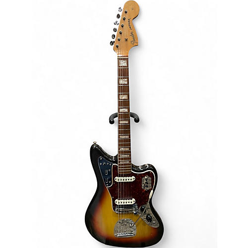 Vintage 1966 Fender Jaguar Sunburst Solid Body Electric Guitar Sunburst