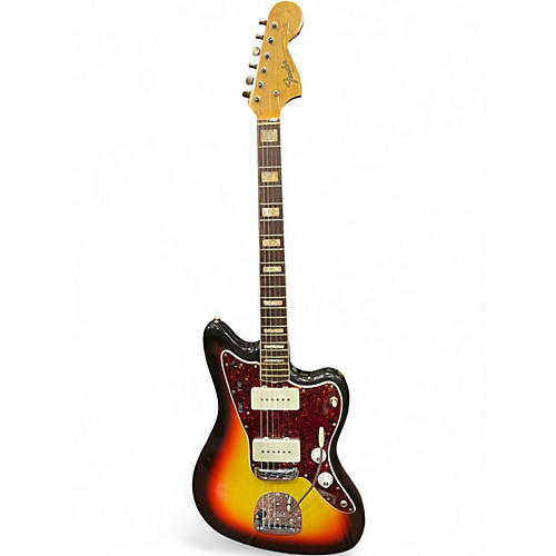 Vintage 1966 Fender Jazzmaster 3 Color Sunburst Solid Body Electric Guitar 3 Color Sunburst
