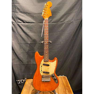 Fender Vintage 1966 Fender Mustang Natural Refin Solid Body Electric Guitar