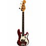 Vintage 1966 Fender Precision Bass Candy Apple Red Electric Bass Guitar Candy Apple Red