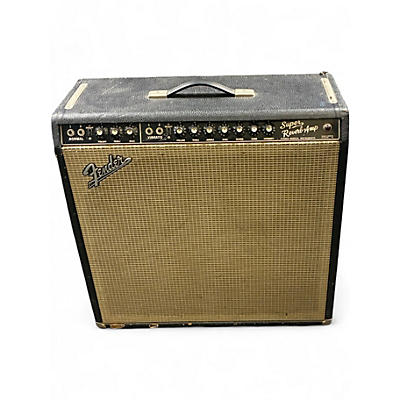 Vintage 1966 Fender Super Reverb 4x10 Tube Guitar Combo Amp