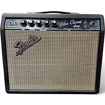 Vintage 1966 Fender VIBRO CHAMP Tube Guitar Combo Amp