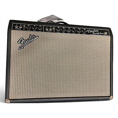 Vintage 1966 Fender Vibrolux Reverb Tube Guitar Combo Amp
