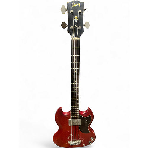 Vintage 1966 Gibson 1966 EB-0 Bass  Cherry Electric Bass Guitar Cherry