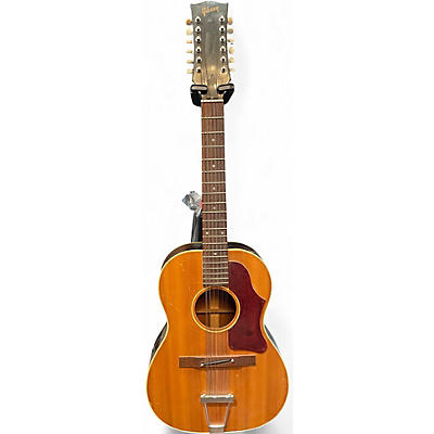 Vintage 1966 Gibson B25-12N Natural 12 String Acoustic Guitar