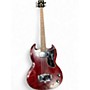 Vintage 1966 Gibson EB-0 Red Electric Bass Guitar Red