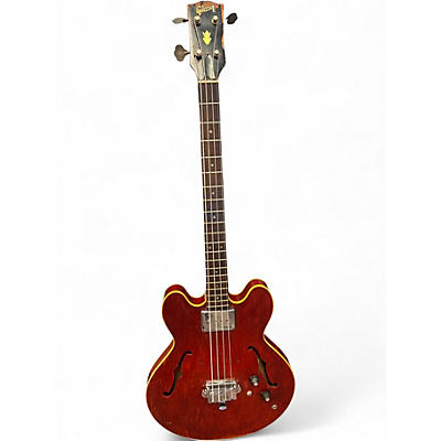 Vintage 1966 Gibson EB-2 Cherry Electric Bass Guitar