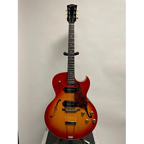 Gibson Vintage 1966 Gibson ES125T Cherry Sunburst Hollow Body Electric Guitar Cherry Sunburst