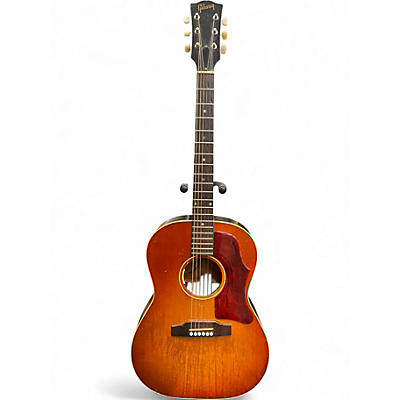 Vintage 1966 Gibson LG-1 2 Tone Sunburst Acoustic Electric Guitar