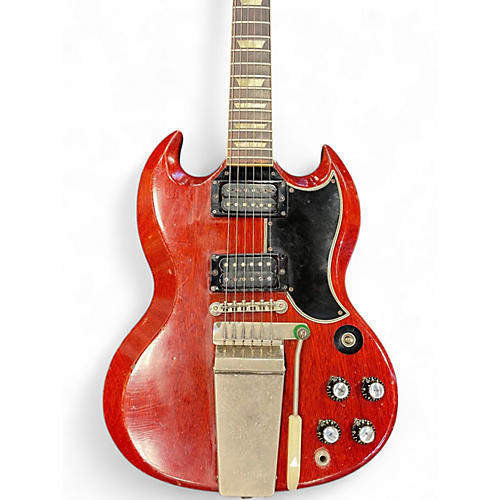 Vintage 1966 Gibson SG Cherry Solid Body Electric Guitar Cherry